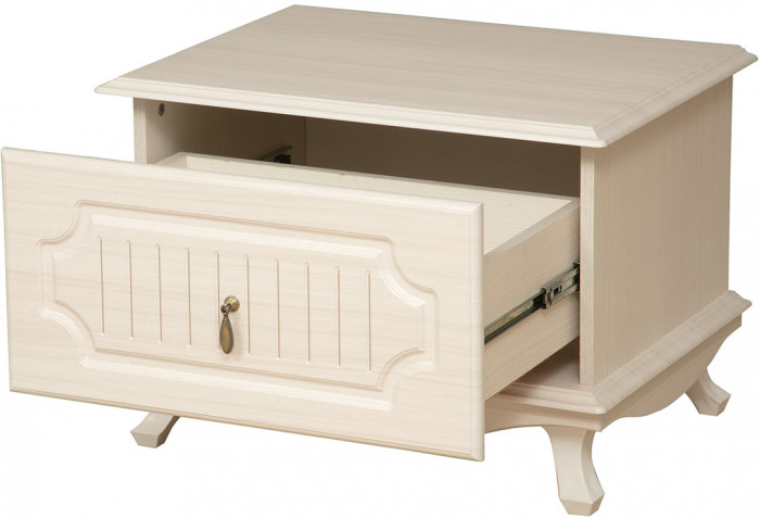 Тумба прикроватная 06.70 Кантри патина вудлайн кремовый/сандал белый
