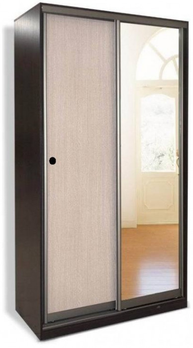 Шкаф-купе Альянс 1000 (Дуб крафт/ Графит)