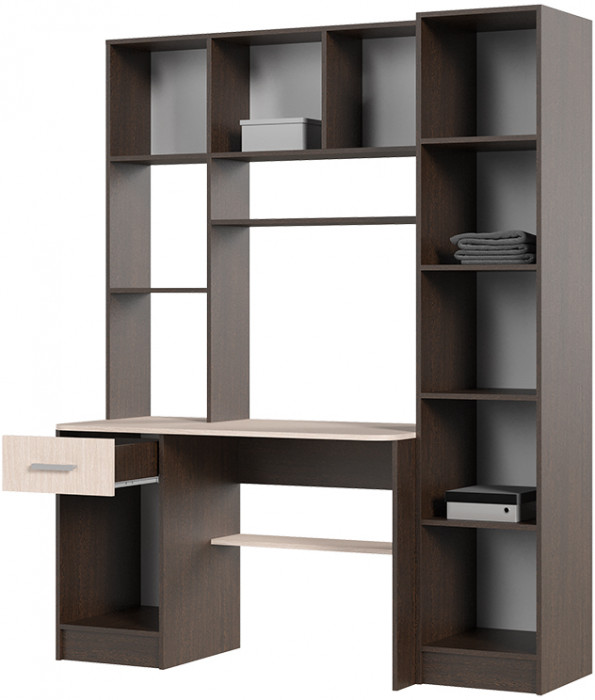 СТОЛ КОМПЬЮТЕРНЫЙ №7 (1,6х2,0х0,6) венге/белфорт