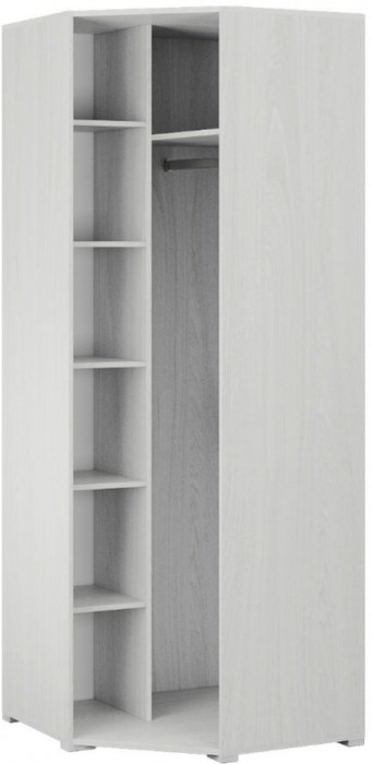 Теана шкаф угловой ясень анкор светлый/зеркало