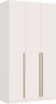 Ларго Шкаф 3-х створчатый 1200 (1 полка/4ящика), Кашемир