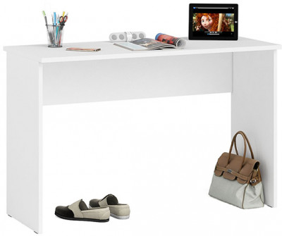 Мори Стол письменный МСП1200.1, цвет белый, ШхГхВ 120,4х50х76,6 см.