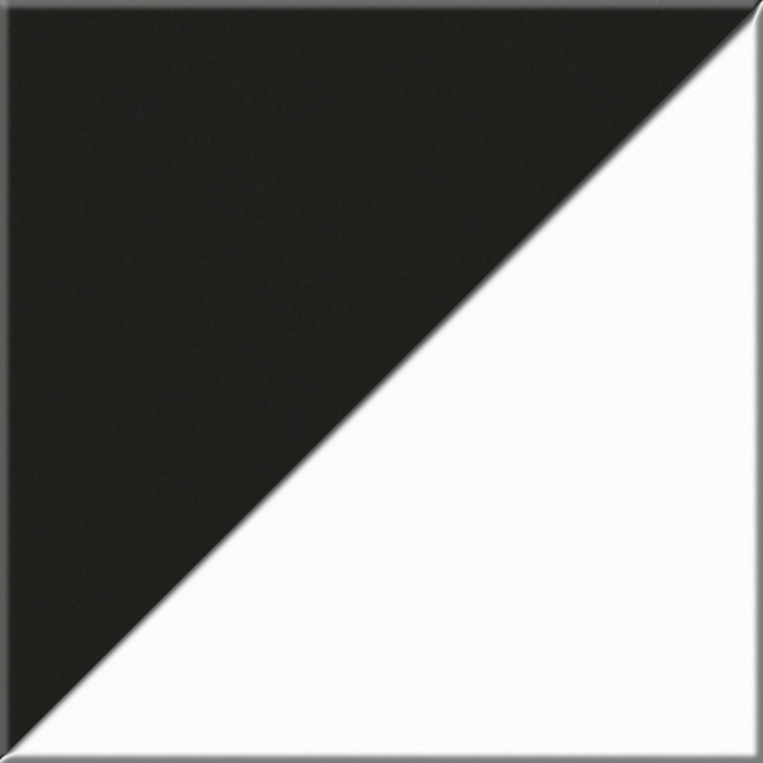 Сидней Комплектация № 069, корпус: белый/чёрный/фасады: МДФ белый глянец