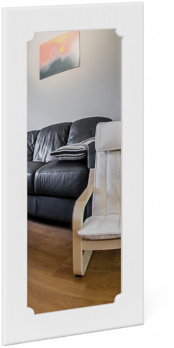 Прихожая П-6 Компоновка № 05, цвет венге/фасады МДФ белое дерево фрезеровка прованс, ШхГхВ 110х35х200 см.