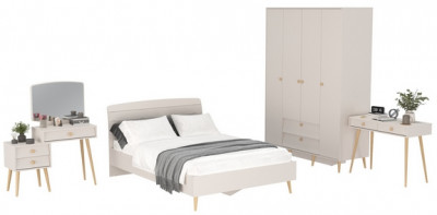 Афина Спальня 15-1400, кашемир серый