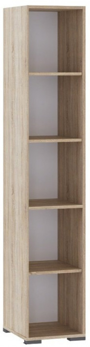 Пенал к столу компьютерному дуб сонома/белый