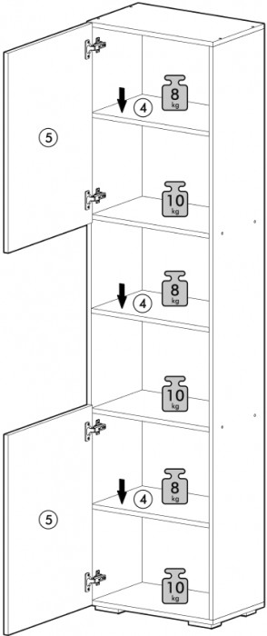 Пенал открытый Вирола ПО-500