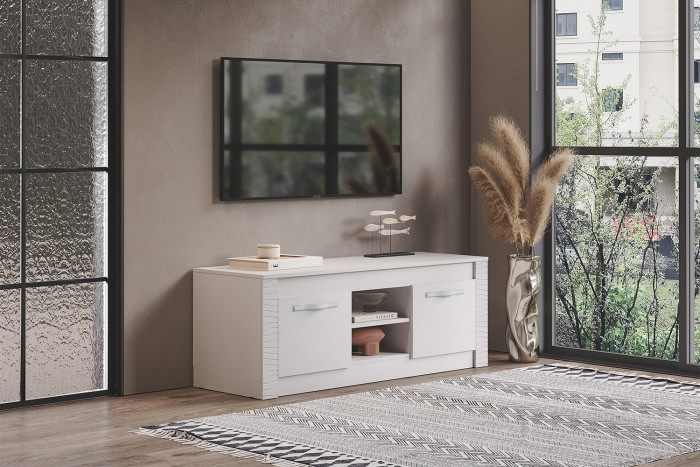 Тумба для ТВ "Монако" ТБ-27 кашемир/МФ03