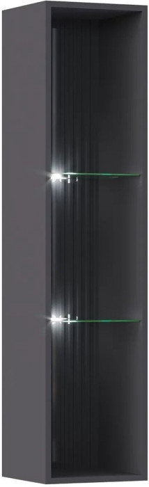 Модульная гостиная Оливия, композиция 1 (Графит, Графит Софт)