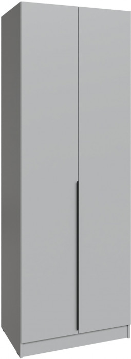 Шкаф Мадрид (0,8) с 2 ящ. внутри без зеркала, Камень серый