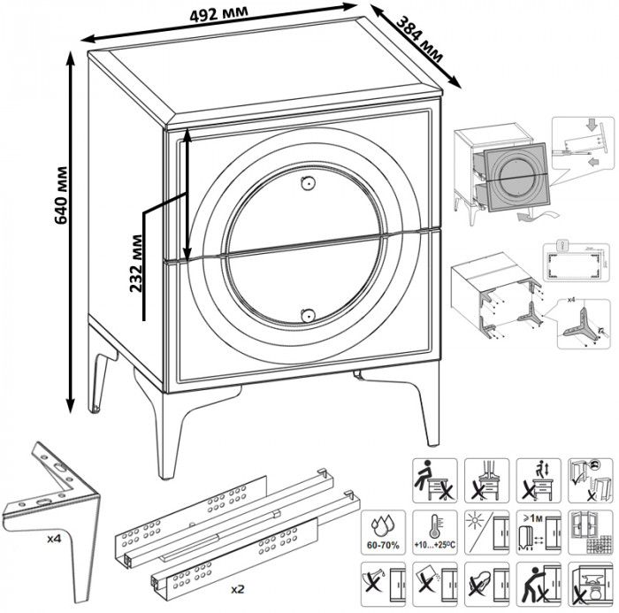 Валенсия Спальня № 43, цвет ЛДСП белый шагрень/МДФ белый шагрень, ортопед есть, сп. м. 1600х2000 мм., б/м