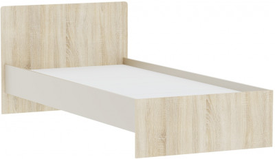 Кровать 0,9 с настилом ЛДСП, Дуб сонома/Кашемир