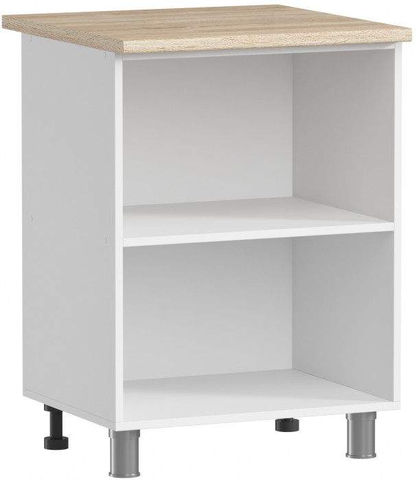 МК Аленушка Н 600 Лаванда Молочный, скоба черный (без столешницы)