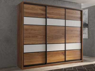 Шкаф-купе Кааппи 8 Кастелло Бренди 210х60х230 см