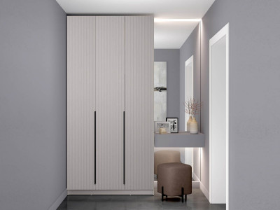 Брандо шкаф для одежды 67.12 МДФ Кашемир