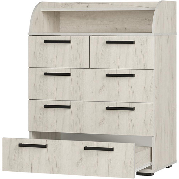 Комод Стандарт №1, Дуб крафт белый