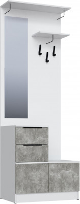 Центральная секция Мадрид (0,8), Белый/Ателье светлое