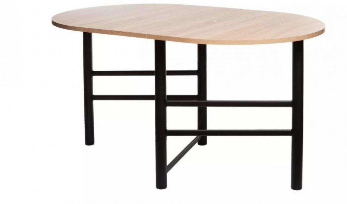 Стол-книжка Рим овал дуб сонома