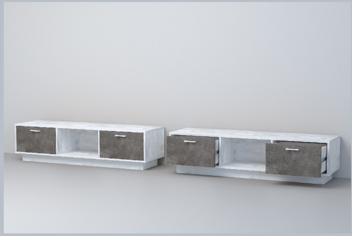 Эго Тумба Т-3 ПД (Камень Темный/Дуб Крафт Золотой)