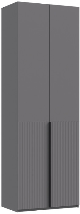 Шкаф 2-х створчатый Марвэл, Графит/Браш графит