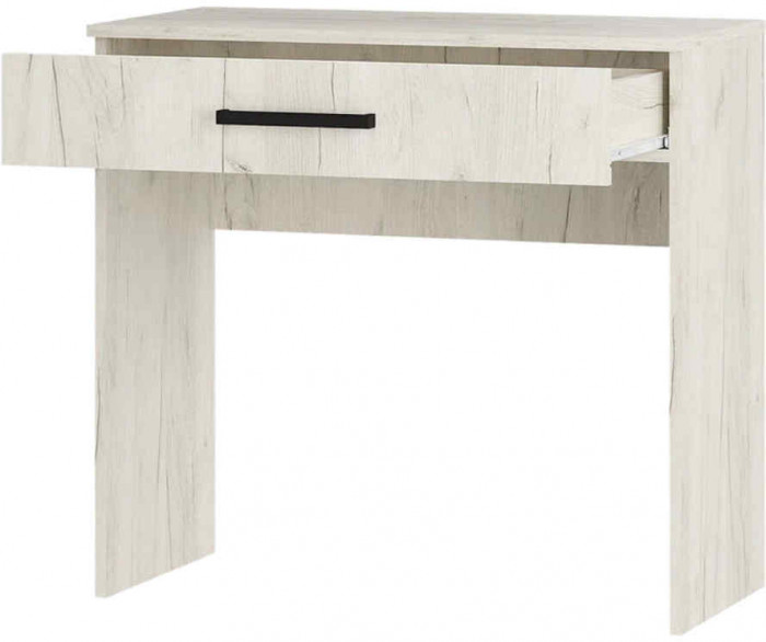 "Фиеста" косм.стол (800х750х410) дуб крафт белый