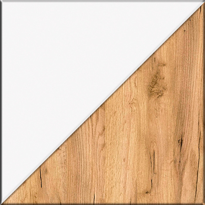 Остин 13.224 Шкаф 3 шт., цвет белый шагрень/дуб крафт золотой, ШхГхВ 240х54,3х229,6 см.