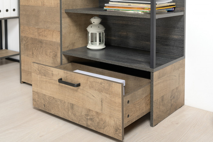 Трувор Гостиная 011, дуб гранж песочный/интра