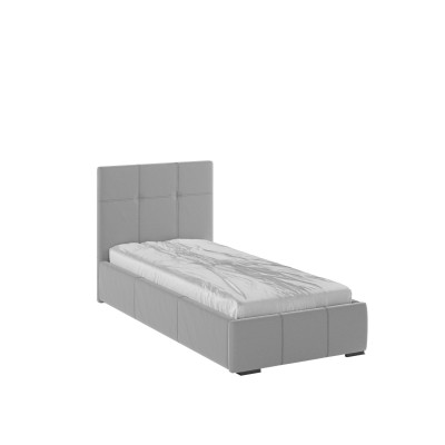 Рио Кровать интерьерная 900 светло-серый квадрат, ортопед