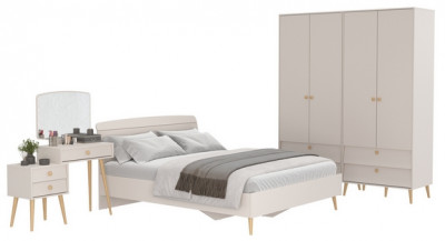 Афина Спальня 17-1600, кашемир серый