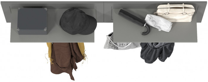 Остин 15.12 Вешалка + 15.12 Вешалка, серый графит