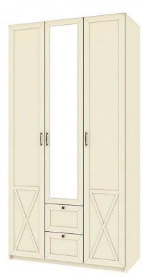 Бэль Шкаф трехдверный Слоновая кость