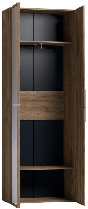 Шкаф для одежды с зеркалом Nature 92, дуб крафт