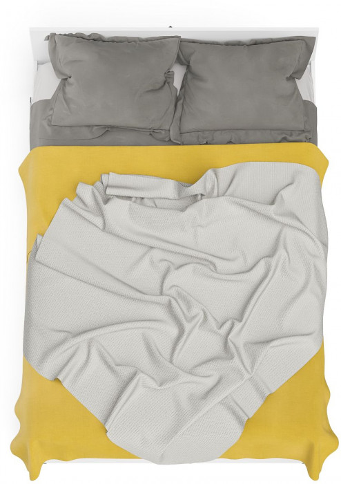 Мори Кровать с ящиками 1400, цвет белый, ШхГхВ 143,5х203,5х70 см., сп.м. 1400х2000 мм., без матраса, основание есть