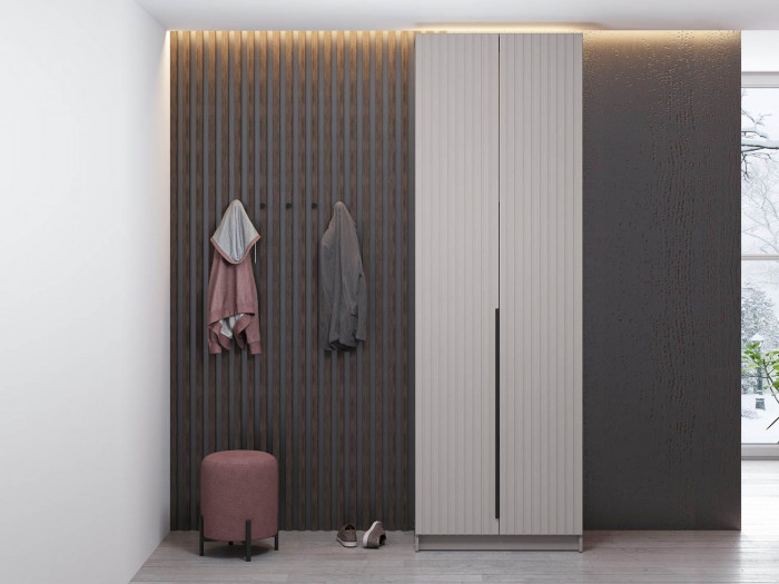 Брандо шкаф для одежды 67.17 МДФ Кашемир