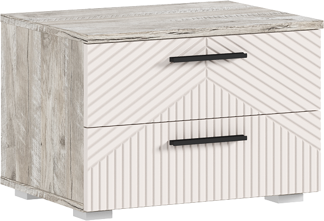 Сильвия Тумбы прикроватные 2шт, Кашемир/Дуб Юкон