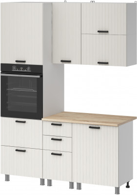 МК Аленушка 1,6м ПД 2 Лотос Молочный,скоба антрацит,сонома