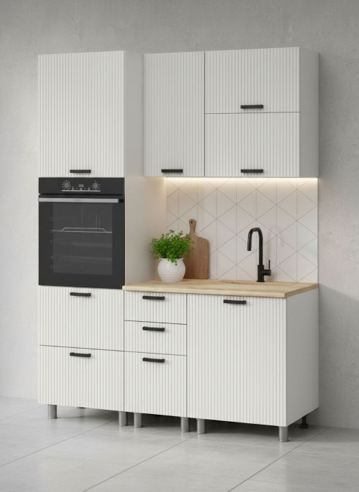 МК Аленушка 1,6м ПД 2 Лотос Молочный,скоба антрацит,сонома