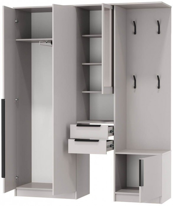 Шкаф комбинированный Дебют-5 / Кашемир