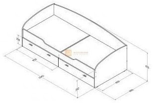 Модульная детская Соня (Соня 1 + Соня 2 + Соня 3), Дуб молочный / Голубой