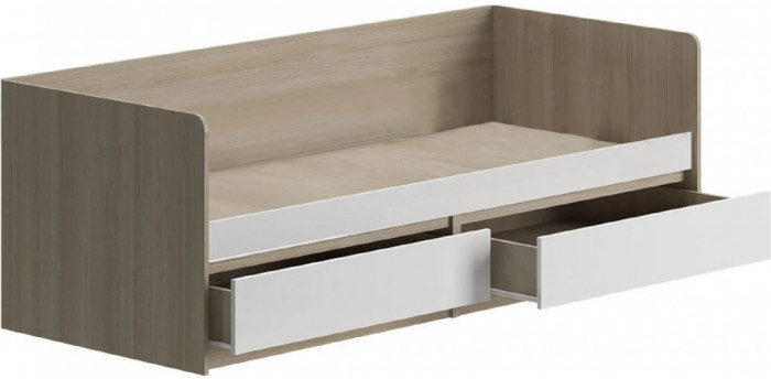 Модульная детская Челси, композиция 1 (Белый глянец, Дуб Сонома)