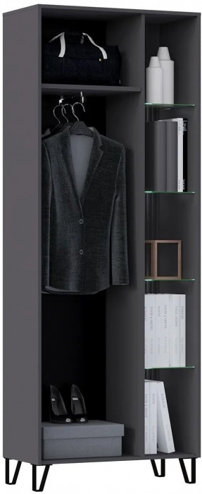 Модульная гостиная Оливия, композиция 4 (Графит, Графит Софт)