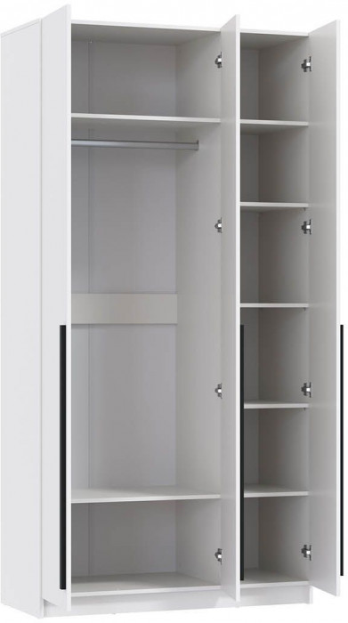 Брандо шкаф для одежды 67.12 ЛДСП Белый