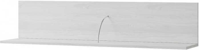 Ливорно Полка навесная ЛН-1 ясень анкор светлый патина серебро