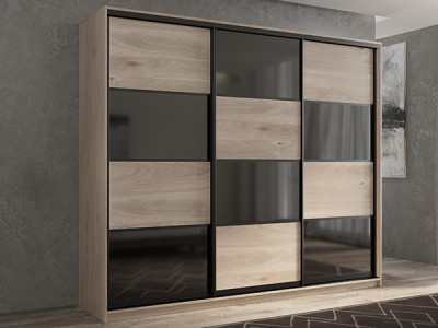 Шкаф-купе Кааппи 13 Кастелло Серый 180х60х230 см