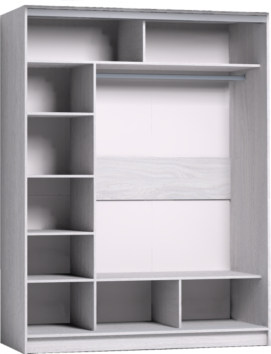 Шкаф-купе Strike 1600 Ясень Анкор светлый