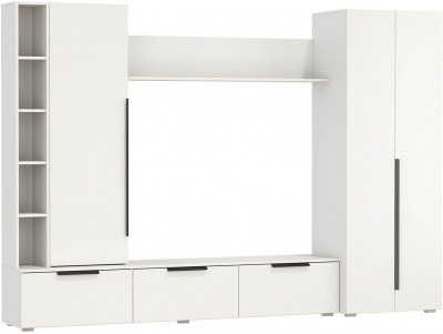 Шкаф многоцелевого назначения 63.02 Аккорд Белый