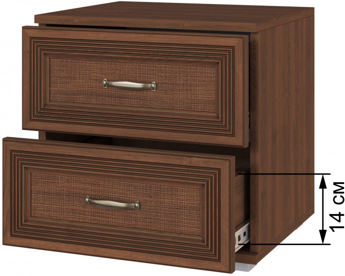 Модульная спальня Ливорно, набор 1, Орех донской