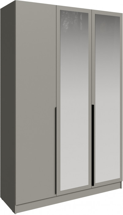 Шкаф Мадрид (1,5) с зеркалом, Мокко