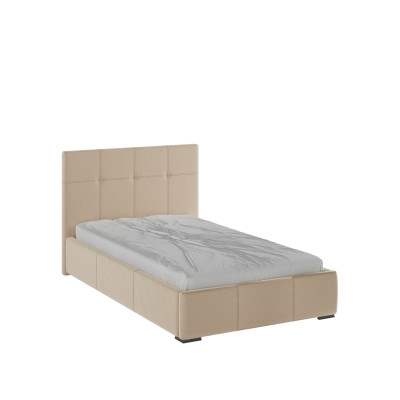 Рио Кровать интерьерная 120 бежевый квадрат, ПМ
