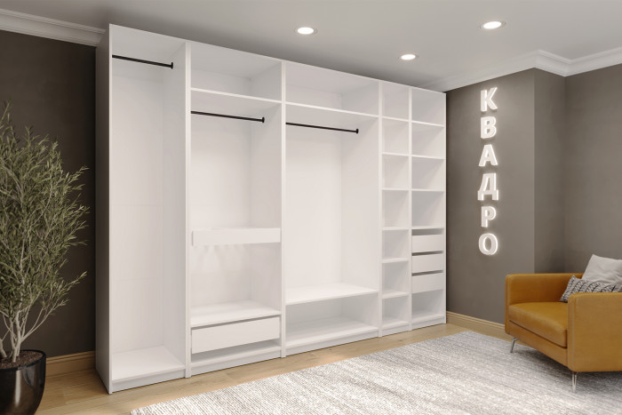 Гардеробная система Квадро. Комплект 13